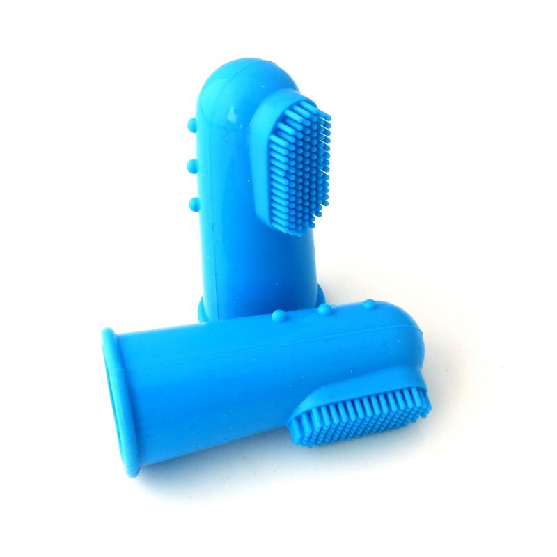 Soft Silicone Pet Finger Toothbrush – Dental Care for Dogs & Cats