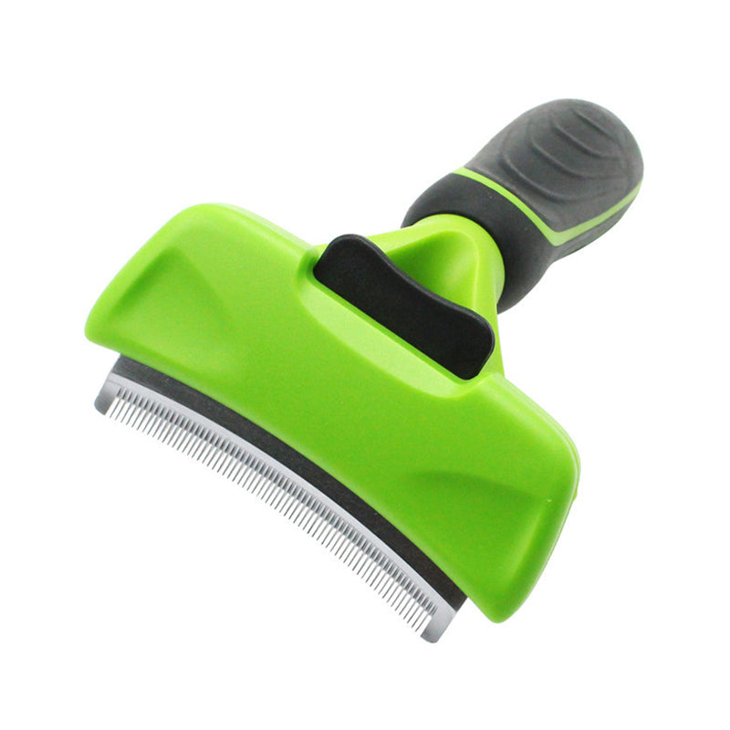 Pet Deshedding Rake Comb – Stainless Steel Undercoat Brush