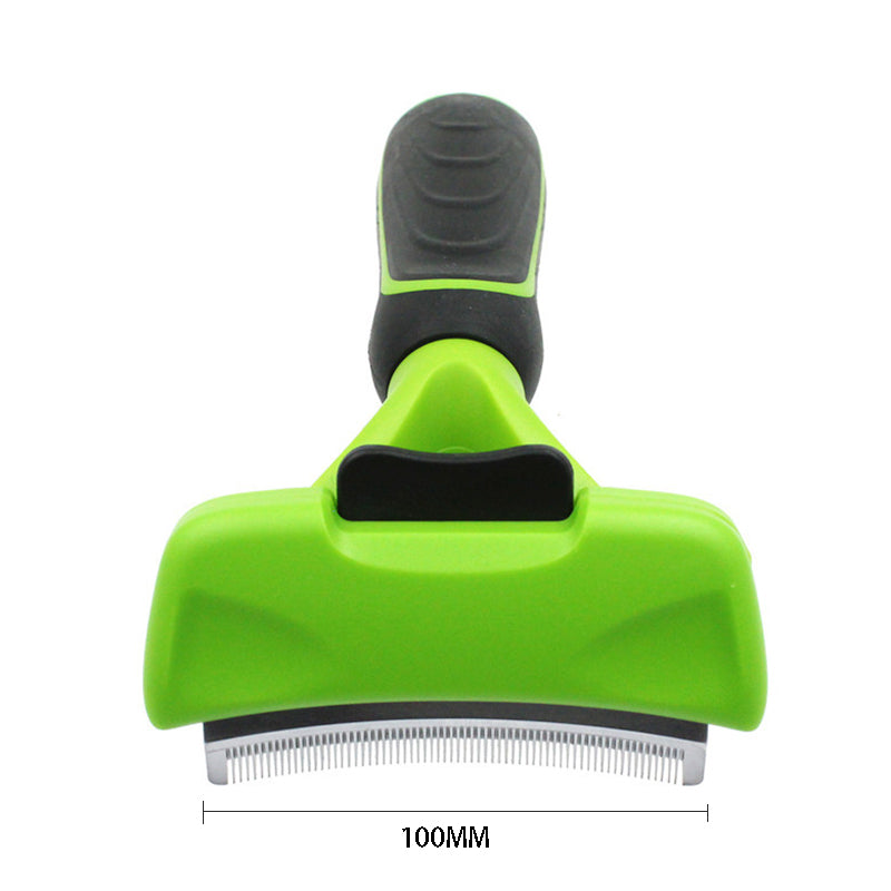 Pet Deshedding Rake Comb – Stainless Steel Undercoat Brush