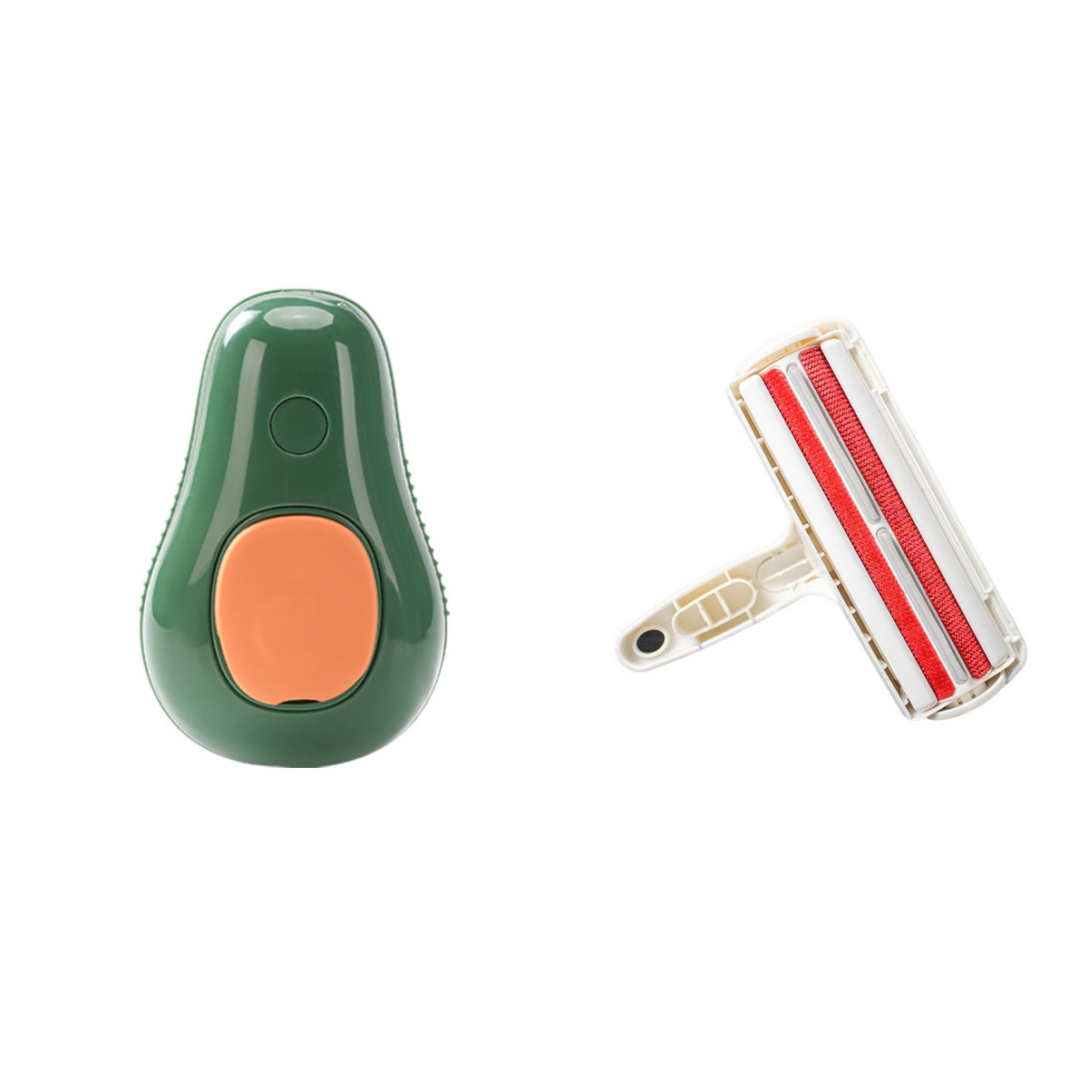 Steamy Self-Cleaning Cat Brush – Avocado-Shaped Electric Grooming Tool