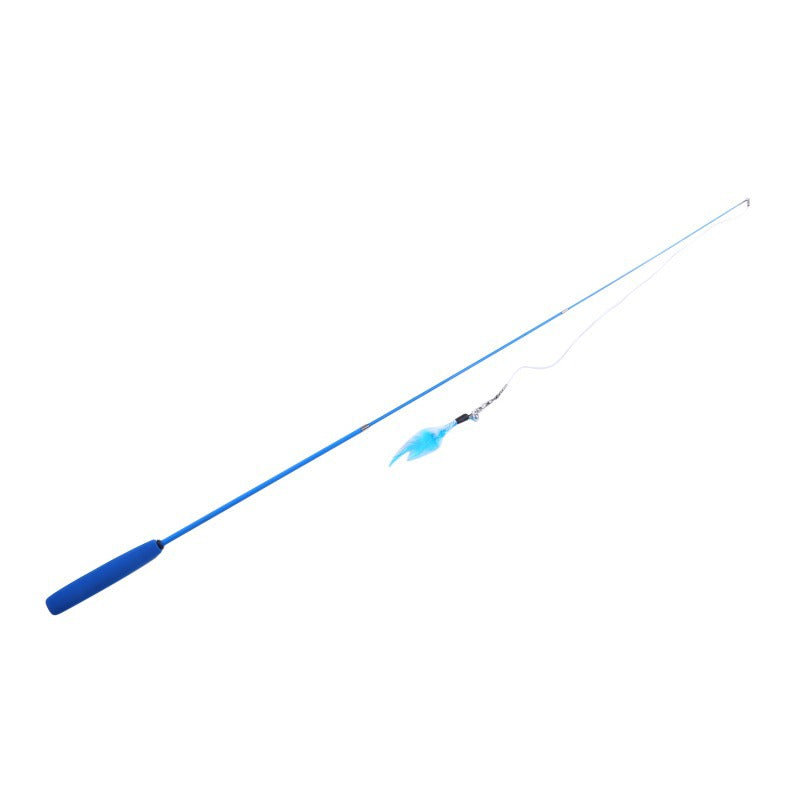 Retractable Cat Teaser Wand – 3-Section Interactive Cat Toy