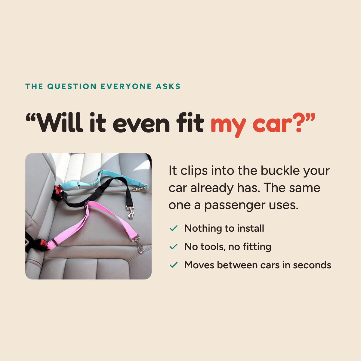 Fur & About seat belt, Objection