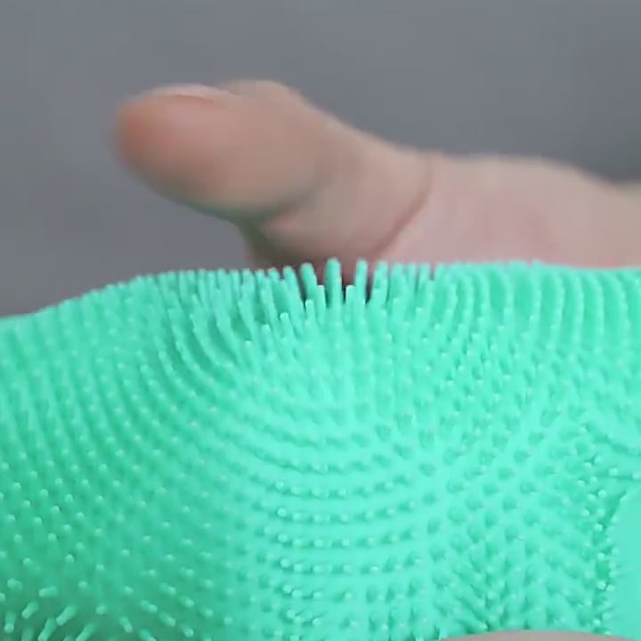 Silicone Pet Grooming Glove – Deshedding Massage Mitt
