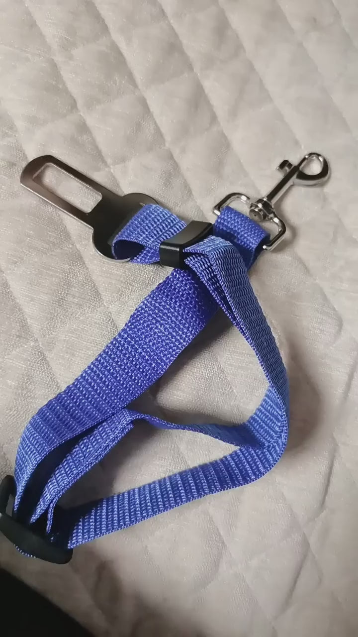 Adjustable Pet Car Seat Belt – Safety Restraint for Dogs & Cats