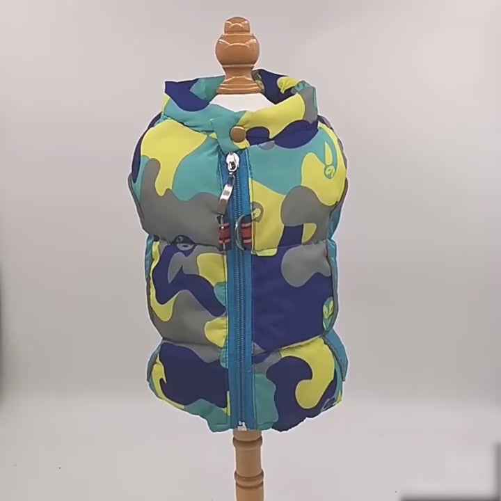 Warm Winter Dog Coat – Thick Cotton Jacket for Cold Weather